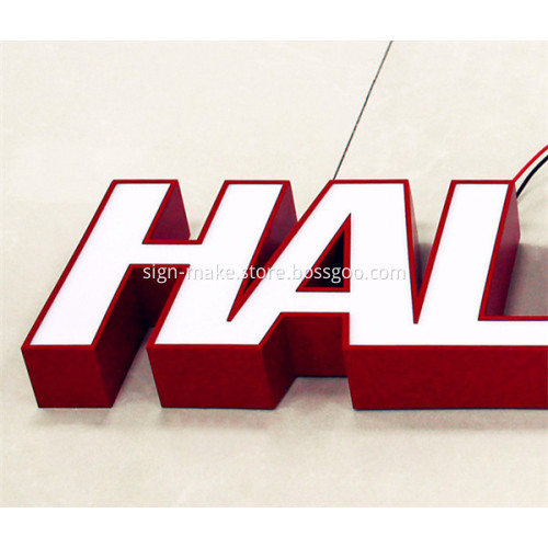 3D Led Frontlit Letters Channel Lit Letters Signs